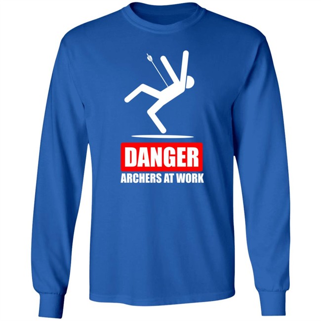 Lancaster Archery Supply Danger Archers At Work Tee Shirt Lancaster Archery Supply Danger Archers At Work Tee Shirt
