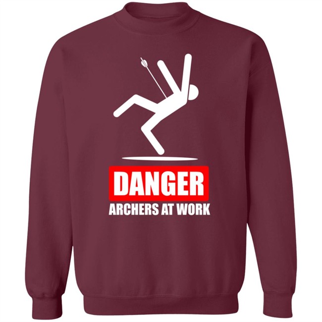 Lancaster Archery Supply Danger Archers At Work Tee Shirt Lancaster Archery Supply Danger Archers At Work Tee Shirt