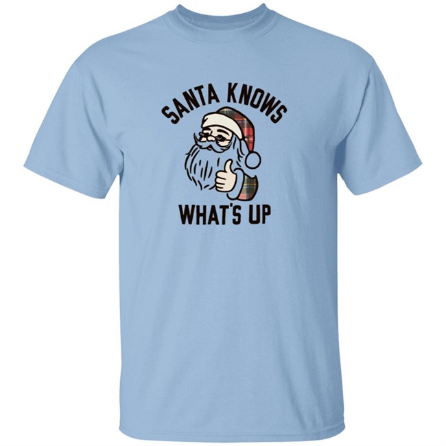 Old Navy Santa Knows Whats Up Tee Shirt Old Navy Santa Knows Whats Up Tee Shirt