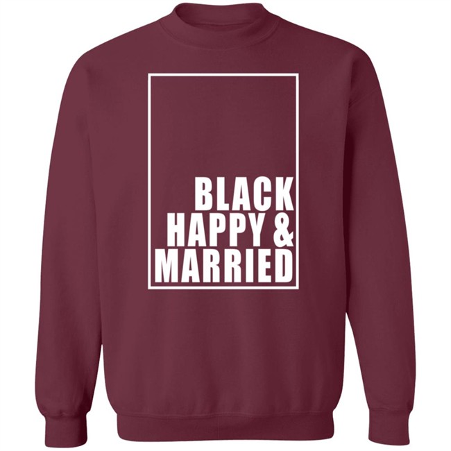 Black Happy And Married T Shirt Black Happy And Married T Shirt