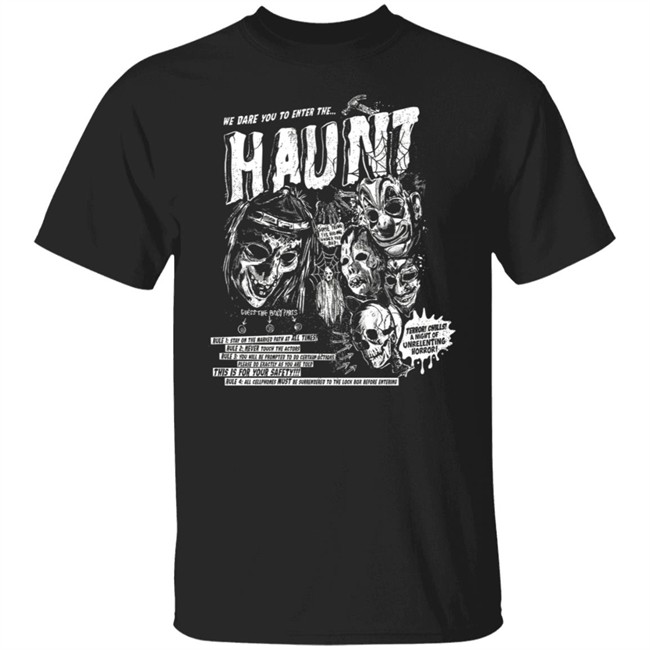 We Dare You To Enter The Hount Halloween Tee Shirt