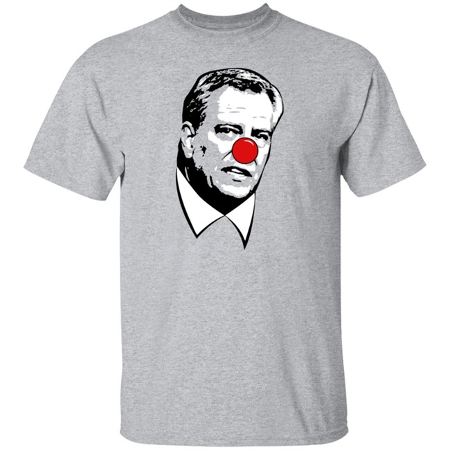 Barstool Merch Bill De Blasio Clown Nose T Shirt Barstool Merch Bill De Blasio Clown Nose T Shirt