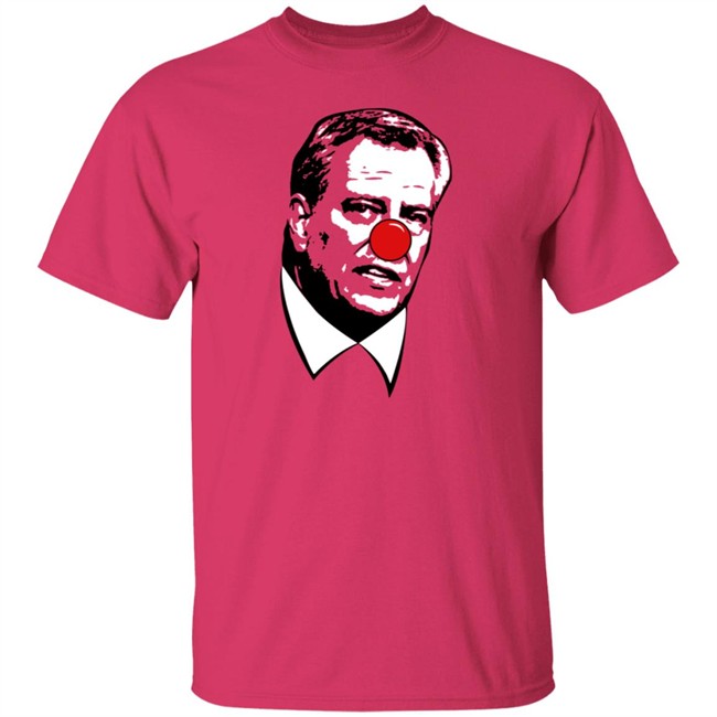 Barstool Merch Bill De Blasio Clown Nose T Shirt Barstool Merch Bill De Blasio Clown Nose T Shirt