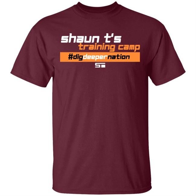 Shaun T ST Training Camp Shirt Hoodie Shaun T ST Training Camp Shirt Hoodie