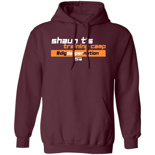 Shaun T ST Training Camp Shirt Hoodie Shaun T ST Training Camp Shirt Hoodie