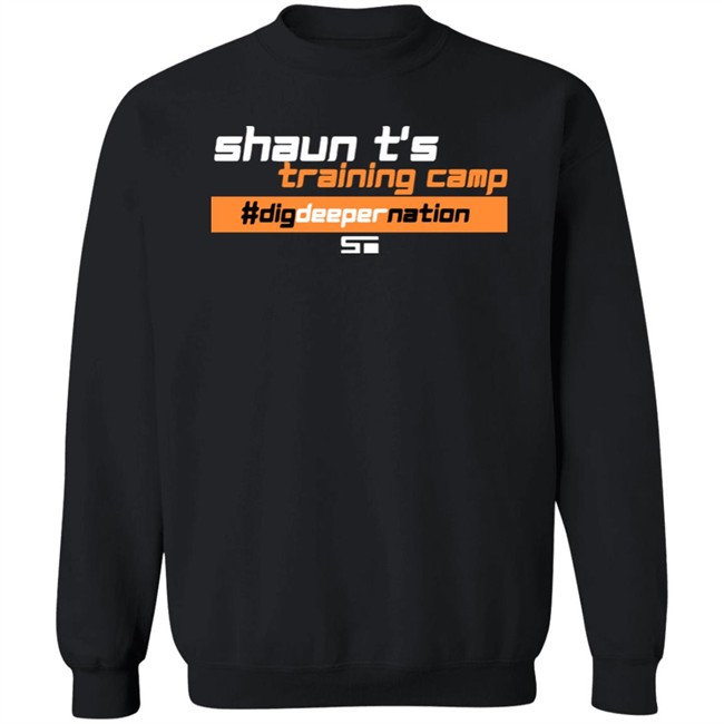 Shaun T ST Training Camp Shirt Hoodie Shaun T ST Training Camp Shirt Hoodie