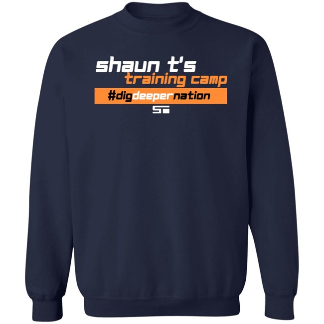 Shaun T ST Training Camp Shirt Hoodie Shaun T ST Training Camp Shirt Hoodie