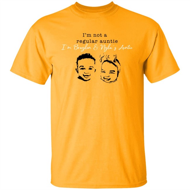 Braylon Nyla Long Sleeve T Shirt I'm Not A Regular Auntie I’M Braylon And Nyla’S Auntie Shirt Braylon Nyla Long Sleeve T Shirt I'm Not A Regular Auntie I’M Braylon And Nyla’S Auntie Shirt