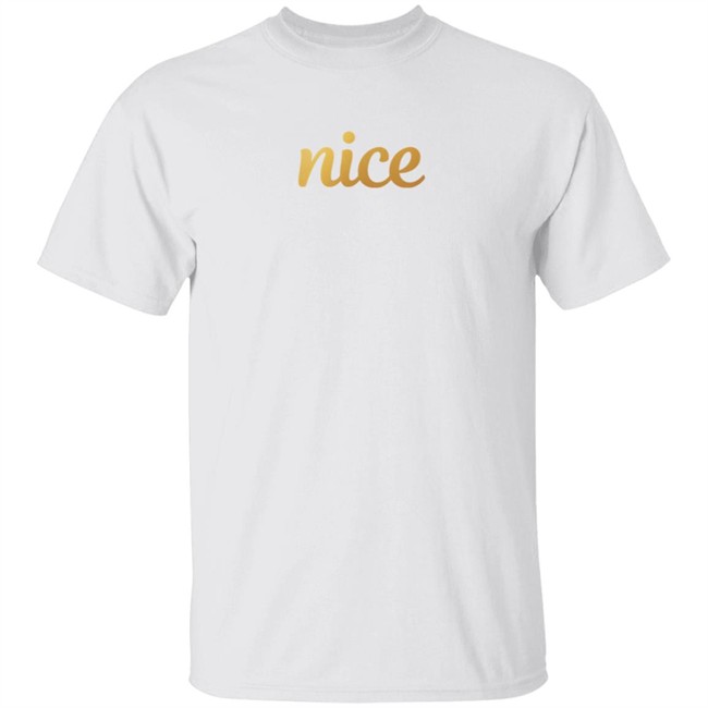 Daltoosh Merch Nice Gold Foil T Shirt