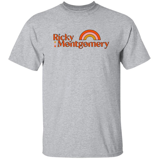 Ricky Montgomery Merch Rainbow Tee Shirt Ricky Montgomery Merch Rainbow Tee Shirt