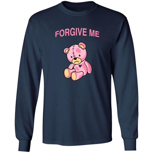 Phora Merch Forgive Me Pink Teddy Long Sleeve T Shirt Phora Merch Forgive Me Pink Teddy Long Sleeve T Shirt