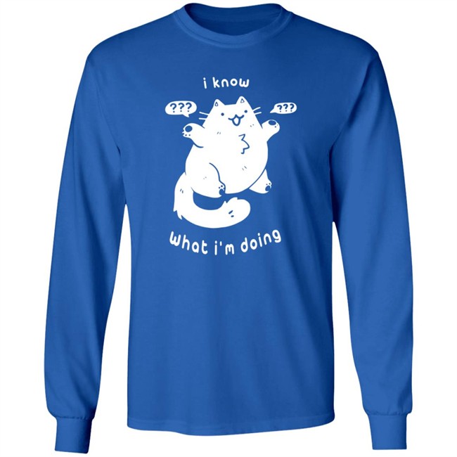 Crowlines Merch I Know What I'm Doing Clueless Cat T Shirt Crowlines Merch I Know What I'm Doing Clueless Cat T Shirt