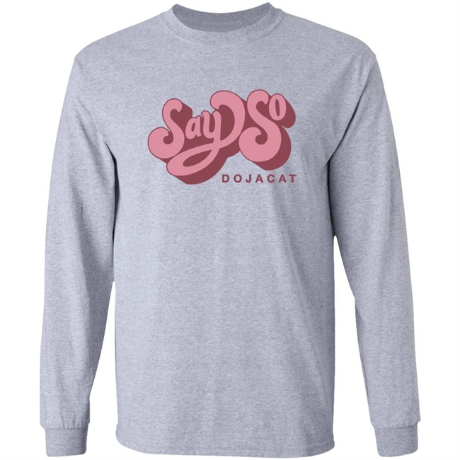 Doja Cat Merch Say So Tee Shirt White Doja Cat Merch Say So Tee Shirt White