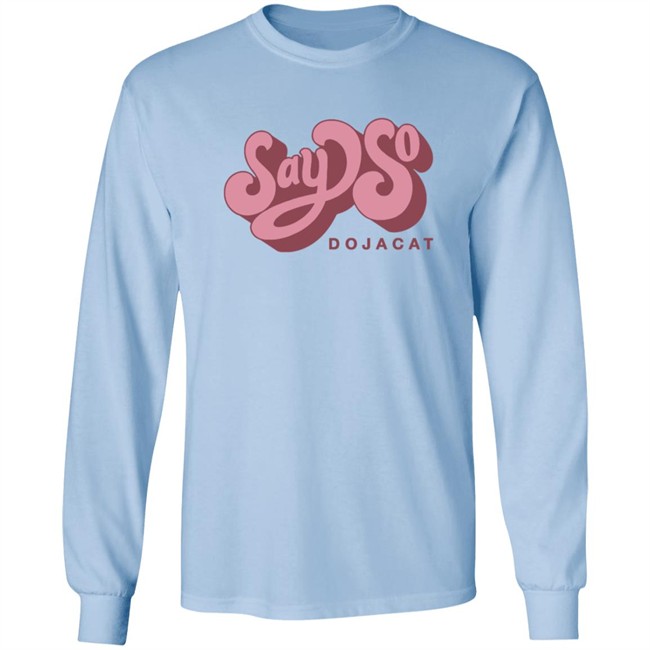 Doja Cat Merch Say So Tee Shirt White Doja Cat Merch Say So Tee Shirt White