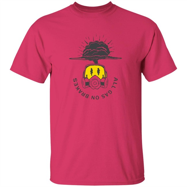 All Gas No Brakes Merch Smiley Mask Tee Shirt All Gas No Brakes Merch Smiley Mask Tee Shirt