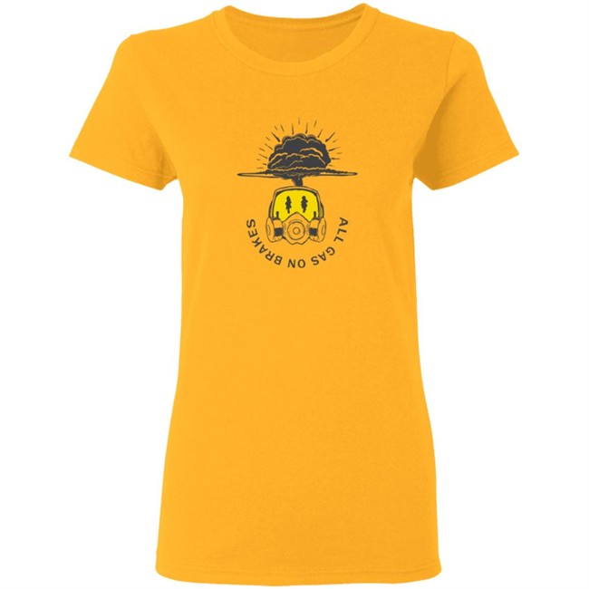All Gas No Brakes Merch Smiley Mask Tee Shirt All Gas No Brakes Merch Smiley Mask Tee Shirt