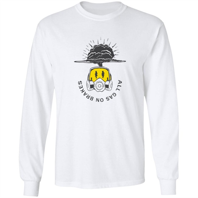 All Gas No Brakes Merch Smiley Mask Tee Shirt All Gas No Brakes Merch Smiley Mask Tee Shirt