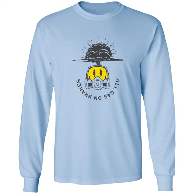 All Gas No Brakes Merch Smiley Mask Tee Shirt All Gas No Brakes Merch Smiley Mask Tee Shirt