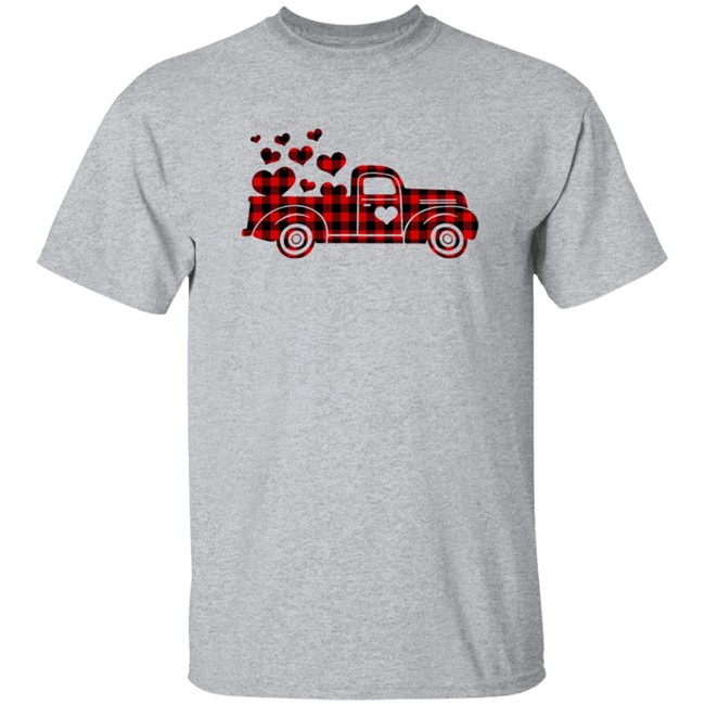 Personalized Red Truck Buffalo Plaid Shirt Personalized Red Truck Buffalo Plaid Shirt