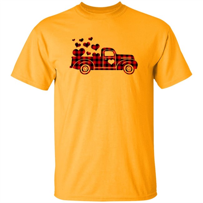 Personalized Red Truck Buffalo Plaid Shirt Personalized Red Truck Buffalo Plaid Shirt