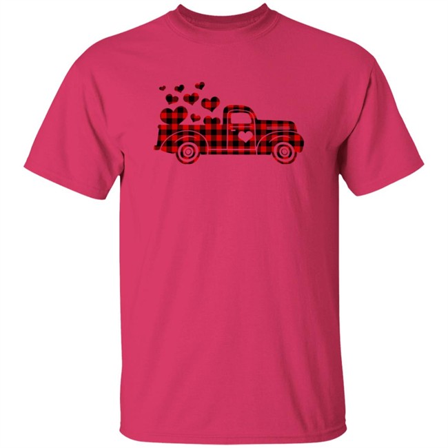 Personalized Red Truck Buffalo Plaid Shirt Personalized Red Truck Buffalo Plaid Shirt