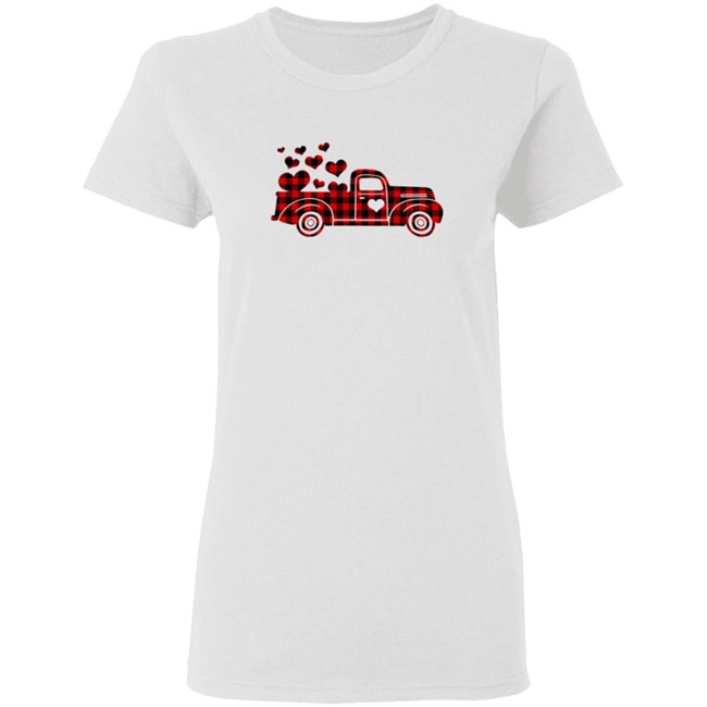 Personalized Red Truck Buffalo Plaid Shirt Personalized Red Truck Buffalo Plaid Shirt
