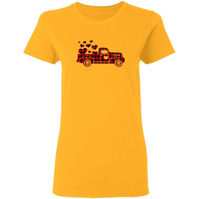 Personalized Red Truck Buffalo Plaid Shirt Personalized Red Truck Buffalo Plaid Shirt