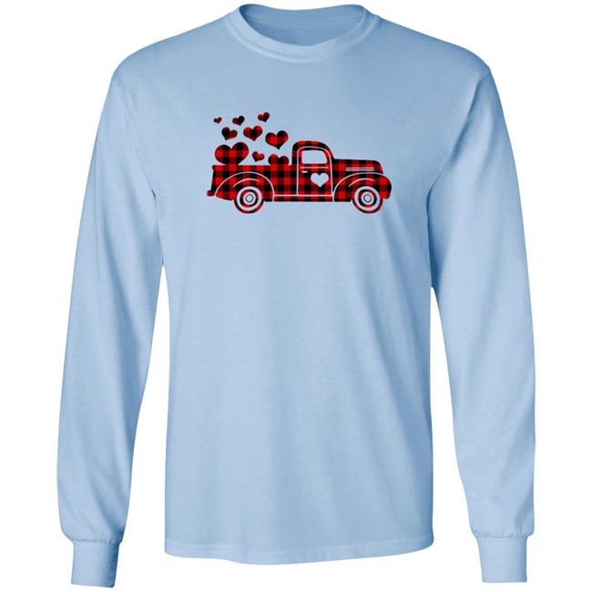 Personalized Red Truck Buffalo Plaid Shirt Personalized Red Truck Buffalo Plaid Shirt