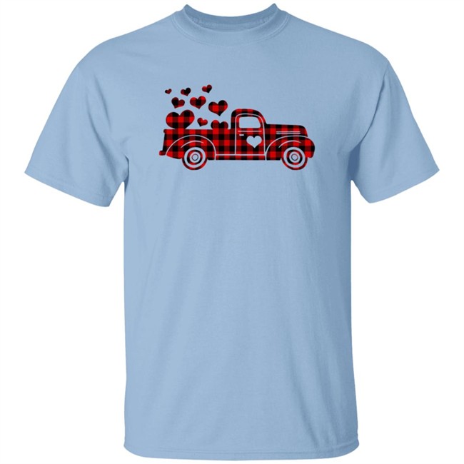 Personalized Red Truck Buffalo Plaid Shirt Personalized Red Truck Buffalo Plaid Shirt