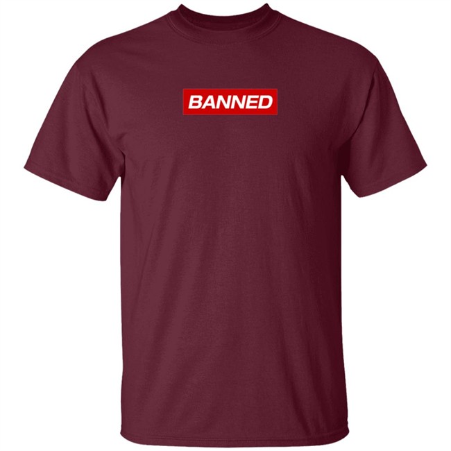 Crank Gameplays Merch Banned Tee Shirt Crank Gameplays Merch Banned Tee Shirt