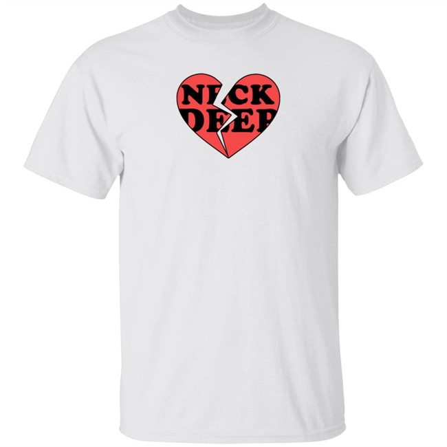 Neck Deep Merch Broken Heart T Shirt Neck Deep Merch Broken Heart T Shirt