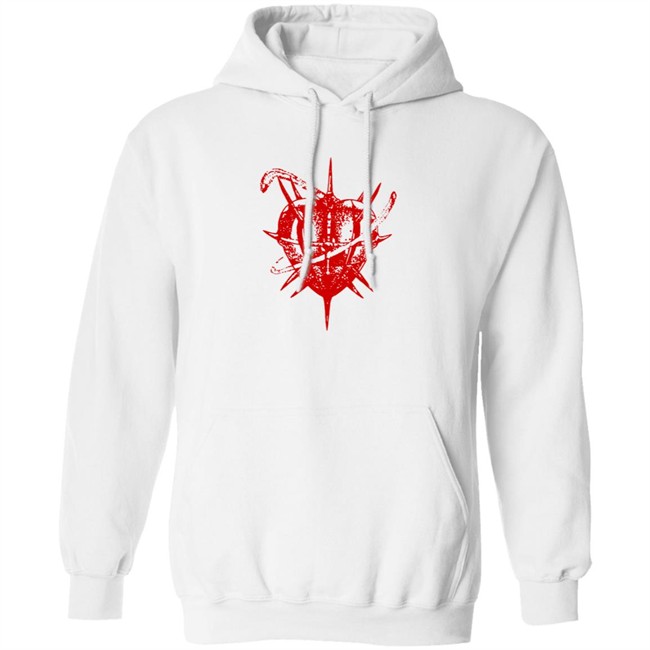 Porrino Art Merch Atom Heart X Valentines Day White Hoodie