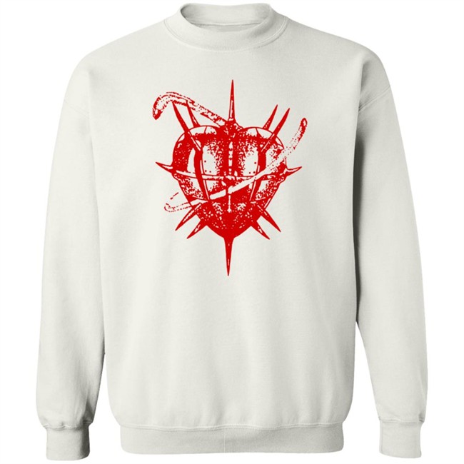 Porrino Art Merch Atom Heart X Valentines Day White Hoodie Porrino Art Merch Atom Heart X Valentines Day White Hoodie