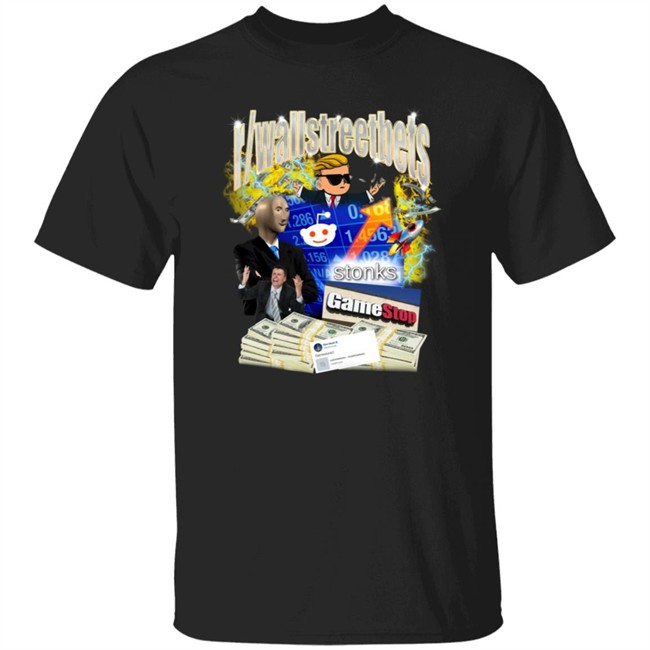 The R Wallstreetbets T Shirt Elon Musk Pizzaslime Gamestonk Shirt
