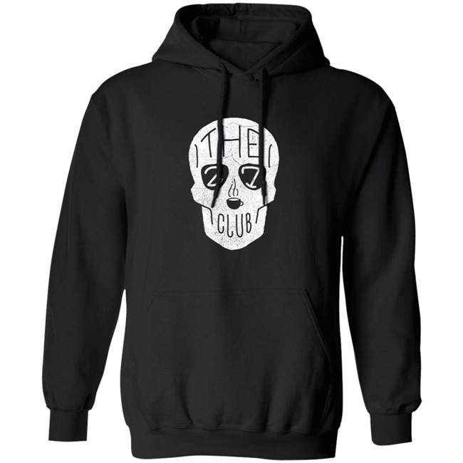 The 27 Club Coffee Store Skull Logo T Shirt The 27 Club Coffee Store Skull Logo T Shirt