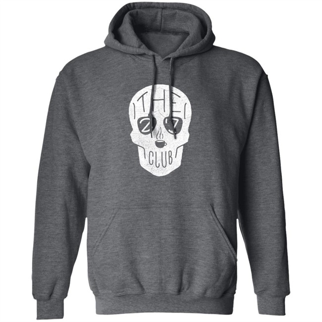 The 27 Club Coffee Store Skull Logo T Shirt The 27 Club Coffee Store Skull Logo T Shirt