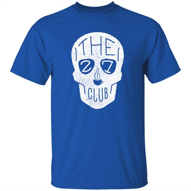 The 27 Club Coffee Store Skull Logo T Shirt The 27 Club Coffee Store Skull Logo T Shirt