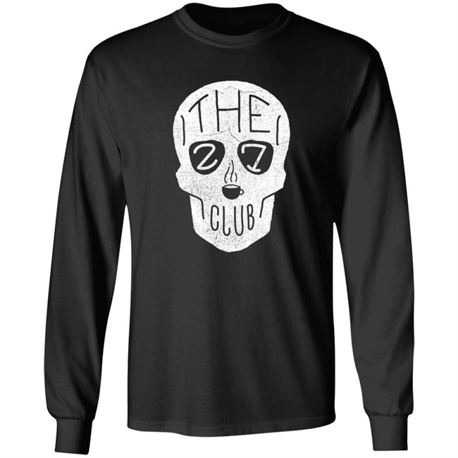 The 27 Club Coffee Store Skull Logo T Shirt The 27 Club Coffee Store Skull Logo T Shirt