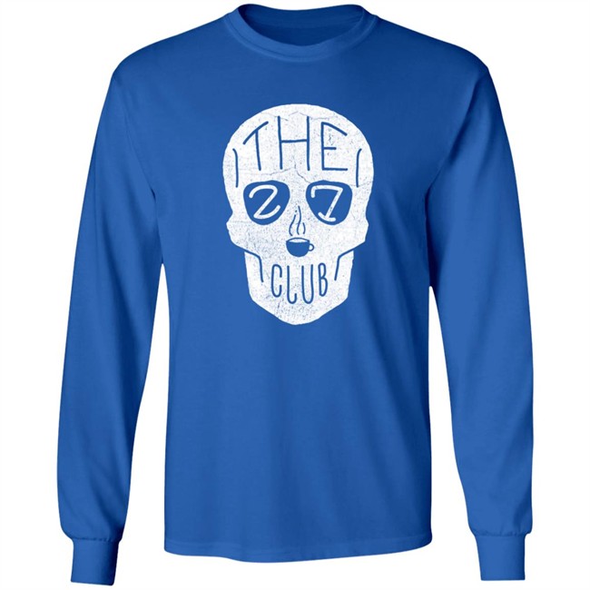 The 27 Club Coffee Store Skull Logo T Shirt The 27 Club Coffee Store Skull Logo T Shirt