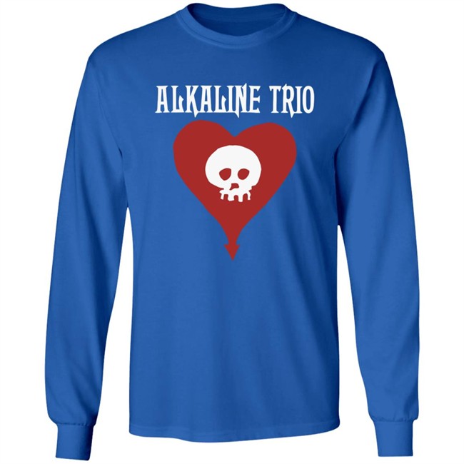 Alkaline Trio Merch Heartskull Shirt Alkaline Trio Merch Heartskull Shirt
