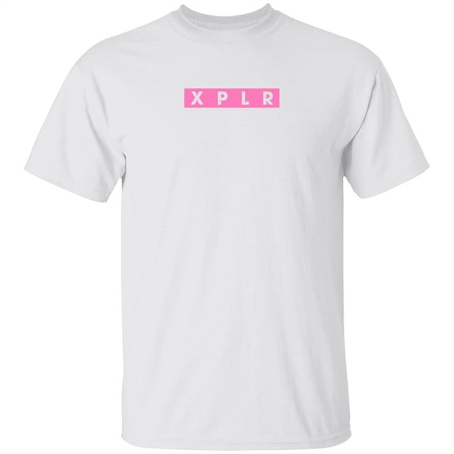 Xplr Merch Logo White Shirt