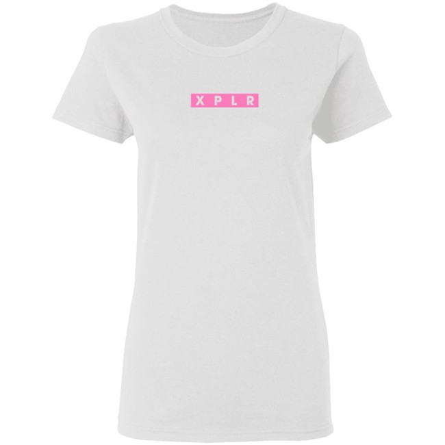 Xplr Merch Logo White Shirt Xplr Merch Logo White Shirt