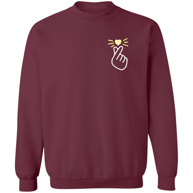 Girbeagly Merch Finger Heart Hoodie Sweatshirt Girbeagly Merch Finger Heart Hoodie Sweatshirt