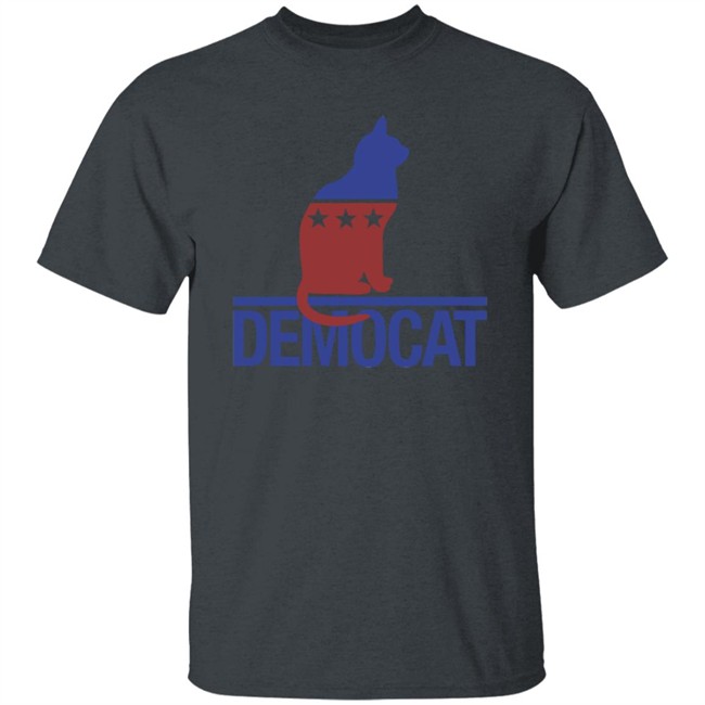Democat Democrat Cat Political T Shirt Dananessel Democat Democrat Cat Political T Shirt Dananessel