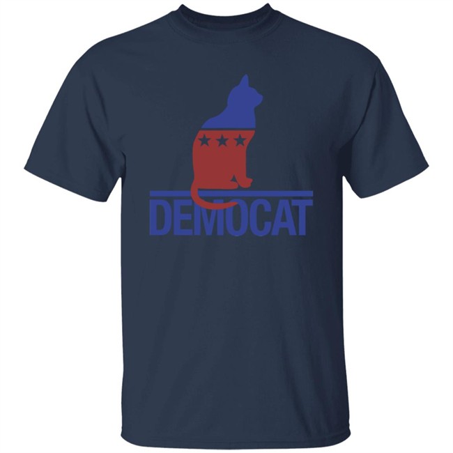 Democat Democrat Cat Political T Shirt Dananessel Democat Democrat Cat Political T Shirt Dananessel