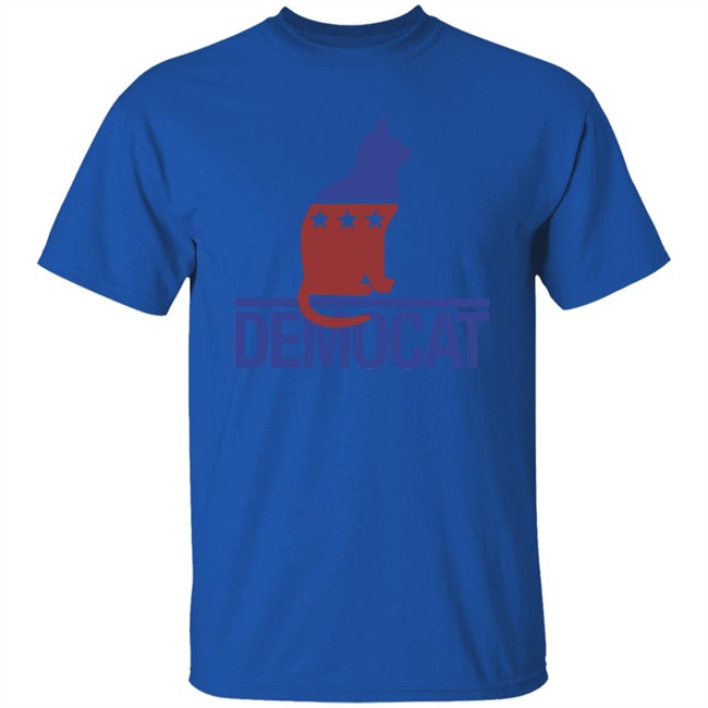 Democat Democrat Cat Political T Shirt Dananessel Democat Democrat Cat Political T Shirt Dananessel