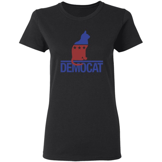 Democat Democrat Cat Political T Shirt Dananessel Democat Democrat Cat Political T Shirt Dananessel