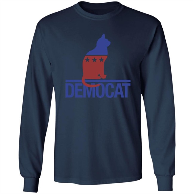 Democat Democrat Cat Political T Shirt Dananessel Democat Democrat Cat Political T Shirt Dananessel