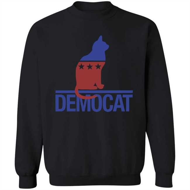 Democat Democrat Cat Political T Shirt Dananessel Democat Democrat Cat Political T Shirt Dananessel