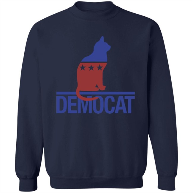 Democat Democrat Cat Political T Shirt Dananessel Democat Democrat Cat Political T Shirt Dananessel